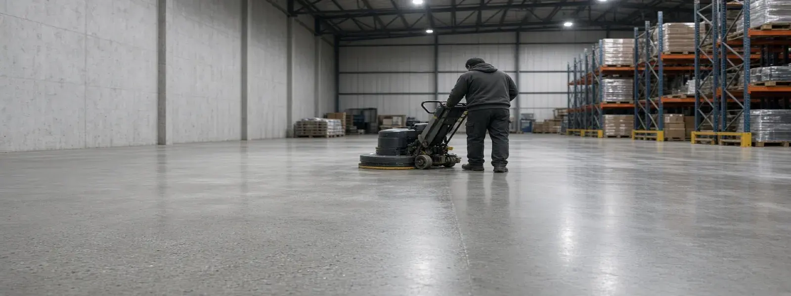 Industrial Concrete Floor Polishing in Kelowna